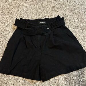 Express Women's High Waist Black Shorts